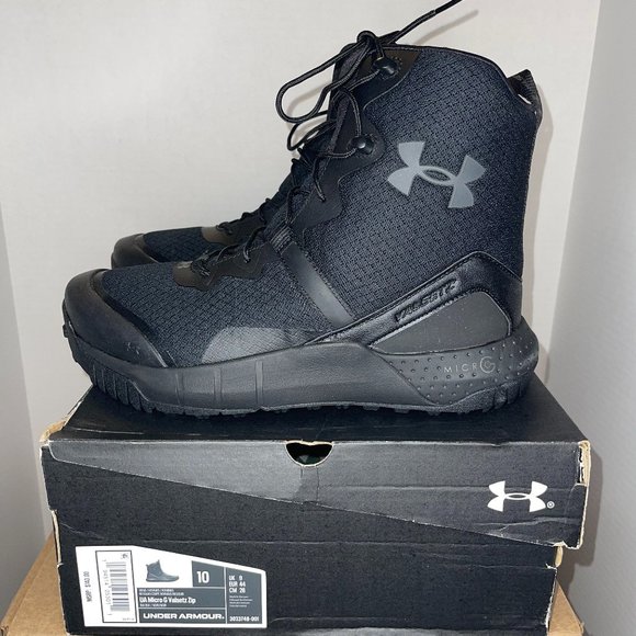 Men's size 10 Under Armor Micro G Valsetz Zip BRAND NEW - Picture 2 of 5